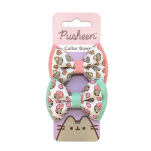 Pusheen Pink and Blue Cake Cat Bows