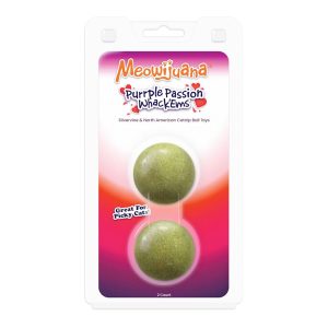 Meowijuana Purrple Passion Compressed Catnip Ball Refill for Cats