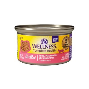 Wellness Complete Health Grilled Tuna Mackerel & Shrimp Entree Wet Cat Food