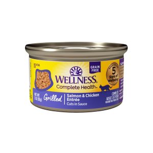 Wellness Complete Health Grilled Salmon and Chicken Entree Wet Cat Food