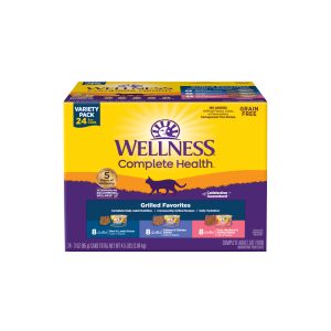 Wellness Complete Health Grilled Favorites Wet Cat Food Variety Pack