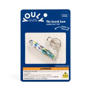YOULY Tropical Print Cat Laser Toy