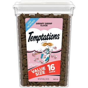 Temptations Classic Shrimpy Shrimp Flavor Crunchy and Soft Cat Treats