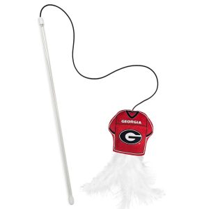 Pets First NCAA Georgia Bulldogs Cat Wand