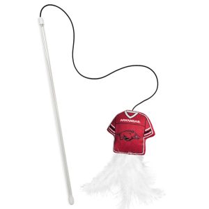 Pets First NCAA Arkansas Razorbacks Cat Wand
