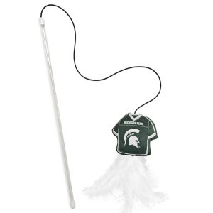 Pets First NCAA Michigan State Spartans Cat Wand