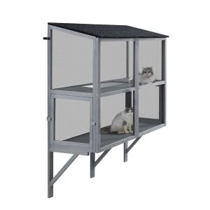 UniPaws Bug Proof Cat Catio Window Perch House with Filter Screen
