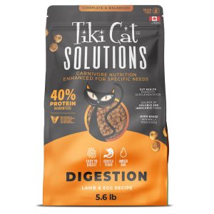 Tiki Cat Solutions Digestion, Lamb & Egg Dry Cat Food