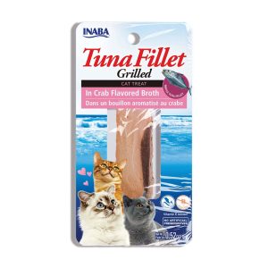 Inaba Tuna in Crab Flavored Broth Grilled Fillets for Cat