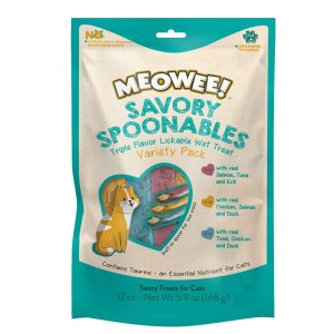 Meowee! Savory Spoonables Cat Treats Variety Pack
