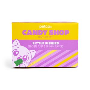 Petco Cat Candy Shop Little Fishies Chicken, Tuna & Salmon Flavors Treats for Cats
