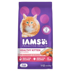Iams ProActive Health Salmon Recipe Dry Kitten Food