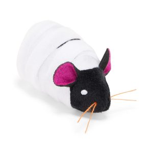 Petco Halloween Mummy Mouse Plush Cat Toy