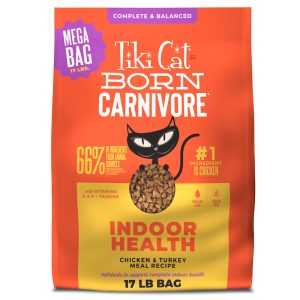 Tiki Cat Born Carnivore Chicken & Turkey Meal Indoor Health Dry Cat Food
