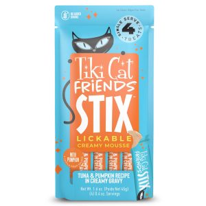 Tiki Cat Friends Stix Tuna & Pumpkin Flavor Cat Treats