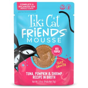 Tiki Cat Friends Mousse Tuna, Pumpkin & Shrimp Cat Food