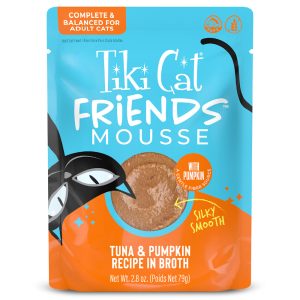 Tiki Cat Friends Mousse Tuna & Pumpkin Cat Food