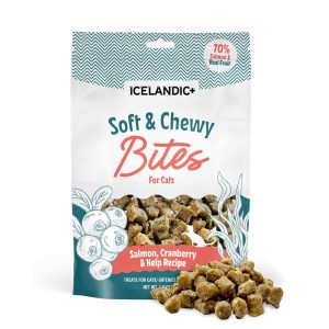 Icelandic+ Salmon & Cranberry Soft & Chewy Bites for Cats