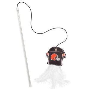Pets First NFL Cat Wand Cleveland Browns Cat Toy