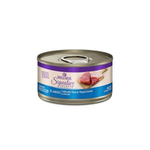 Wellness CORE Grain Free Yellowfin Tuna & Tilapia Signature Selects Flaked Adult Wet Cat Food