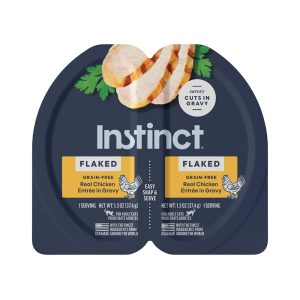 Instinct Flaked Split Cup Real Chicken Entree in Gravy Grain-Free Wet Cat Food