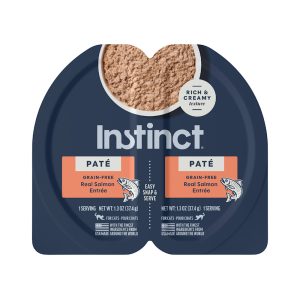Instinct Pate Split Cup Real Salmon Entree Grain-Free Wet Cat Food