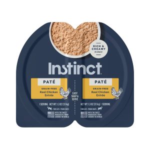 Instinct Pate Split Cup Real Chicken Entree Grain-Free Wet Cat Food