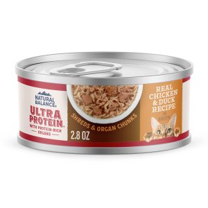 Natural Balance Ultra Protein Chicken & Duck Recipe in Broth Wet Cat Food