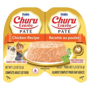 Inaba Churu Chicken Recipe Entree Pate Twin Cup Cat Food
