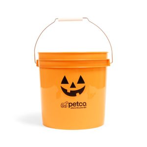 Petco Halloween Pumpkin Bucket with Lid