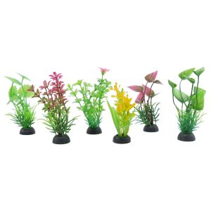 Penn Plax Tide & Treasure 4" Natural Aqua-Plants Betta Plants
