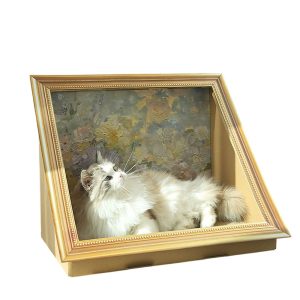 Happy & Polly Retro Art Flower Cat Scratcher