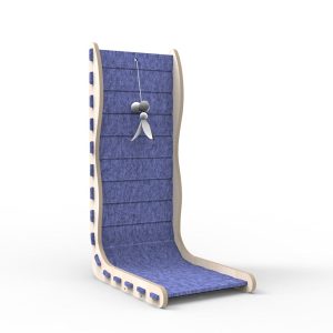 Happy & Polly L-Shape Modern Felt Cat Scratcher