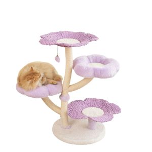 Happy & Polly Blossom Woven Cat Tree