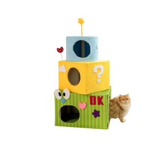 Happy & Polly Dopamine Dream Cake Cat Tree