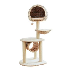 Happy & Polly Natural Plush Cat Tree