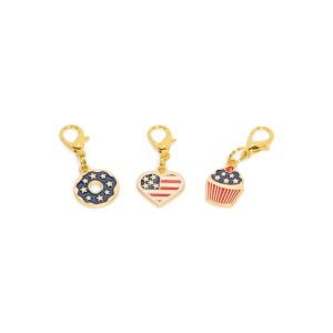 Petco Americana Red, White & Blue Cat Collar Charms