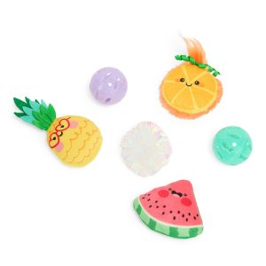 Petco Fruit Plush & Ball Cat Toy Variety Multipack