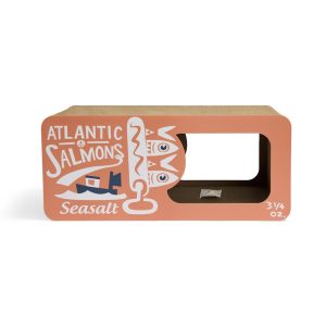 Petco Salmon Tin Cardboard Cat Scratcher