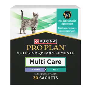 Purina Pro Plan Veterinary Multi Care Feline, Digestive Probiotics, Immune Support Cat Supplements