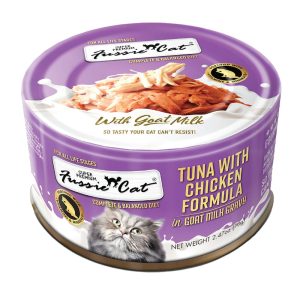 Fussie Cat Premium Tuna w/Chicken in Goat Milk Cat Food