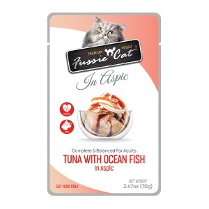Fussie Cat Premium Tuna w/Oceanfish in Aspic Cat Food