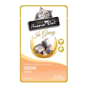 Fussie Cat Premium Sardine in Gravy Cat Food