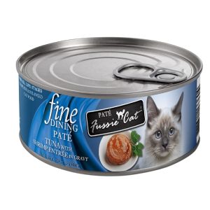 Fussie Cat Fine Dining Pate Tuna with Shrimp Entree Cat Food