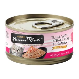 Fussie Cat Premium Tuna with Ocean Fish Formula in Aspic Cat Food