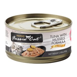 Fussie Cat Premium Tuna with Mussels Formula in Aspic Cat Food