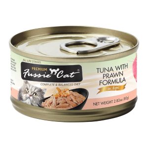 Fussie Cat Premium Tuna with Prawns Formula in Aspic Cat Food