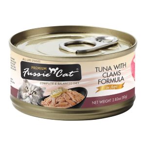 Fussie Cat Premium Tuna with Clams Formula in Aspic Cat Food