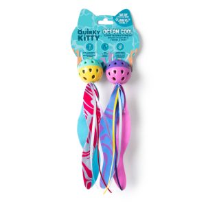 Quirky Kitty Catnip Seaweed Tumblers Interactive Cat Toys