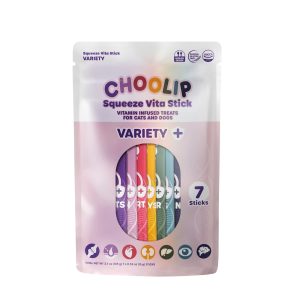 Choolip Squeeze Vita Stick Variety Liackable Wet Cat and Dog Treats